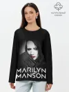 Лонгслив женский. Хлопок / MARILYN MANSON