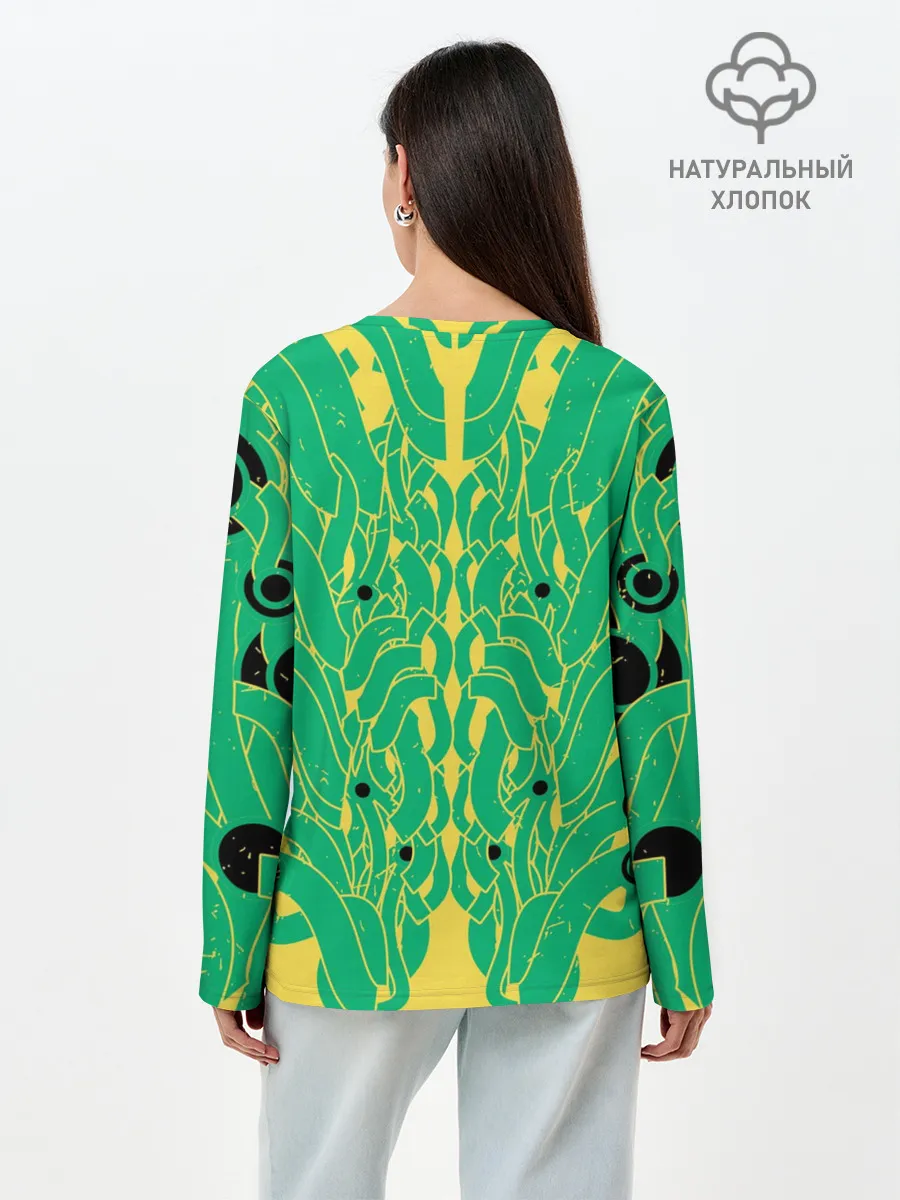 Лонгслив женский. Хлопок / Пришелиц