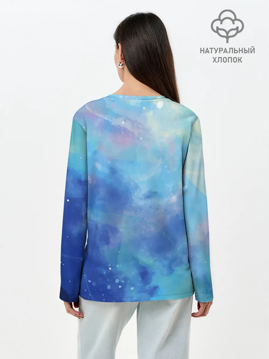 Лонгслив женский. Хлопок / Убивая слизней 300 лет