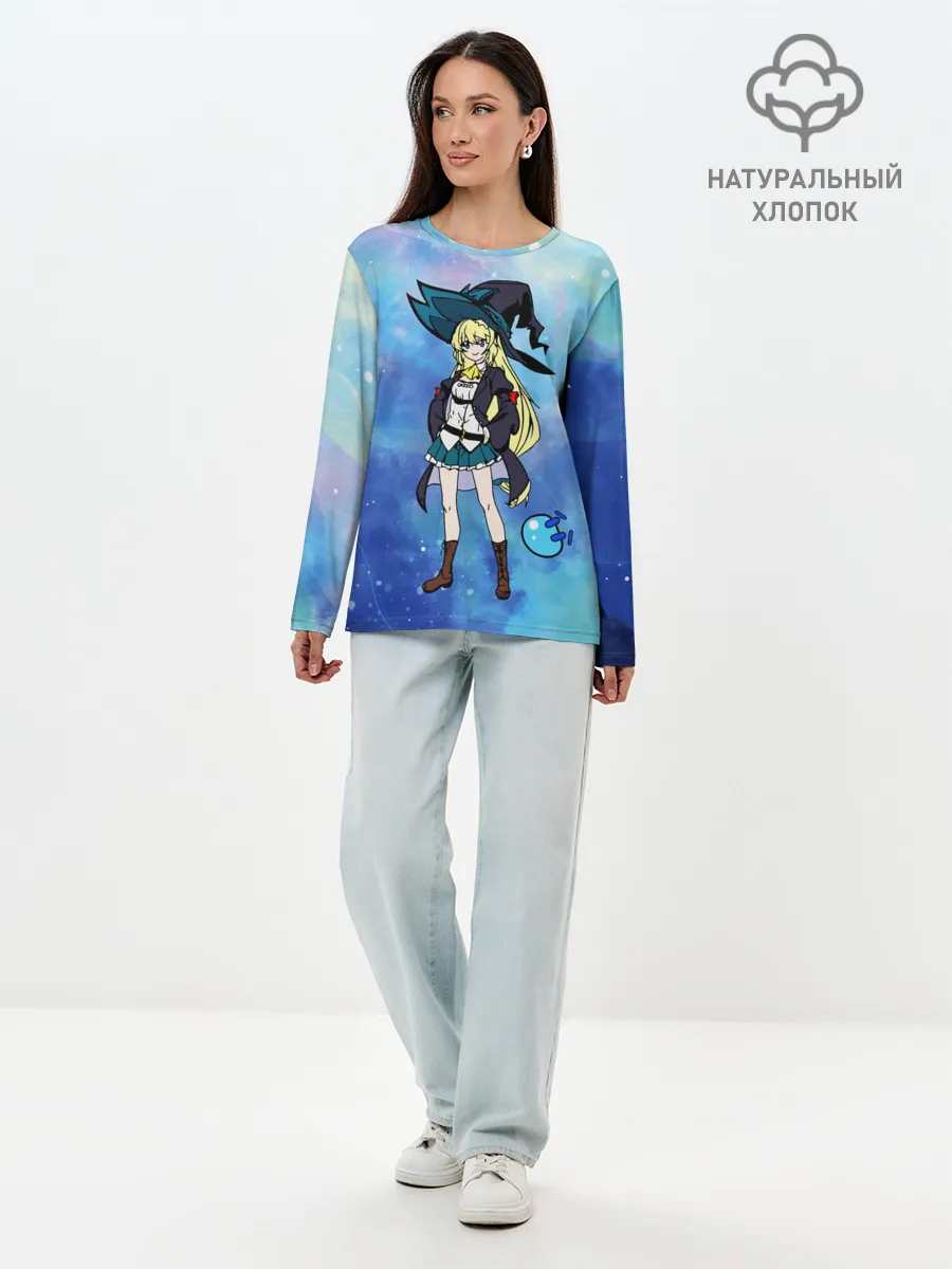 Лонгслив женский. Хлопок / Убивая слизней 300 лет