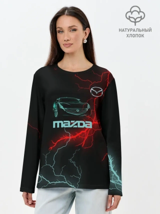 Лонгслив женский. Хлопок / Mazda
