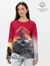Лонгслив женский. Хлопок / Girls und Panzer | Девушки и танки