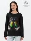 Лонгслив женский. Хлопок / ПАУК МАКРО СЪЕМКА
