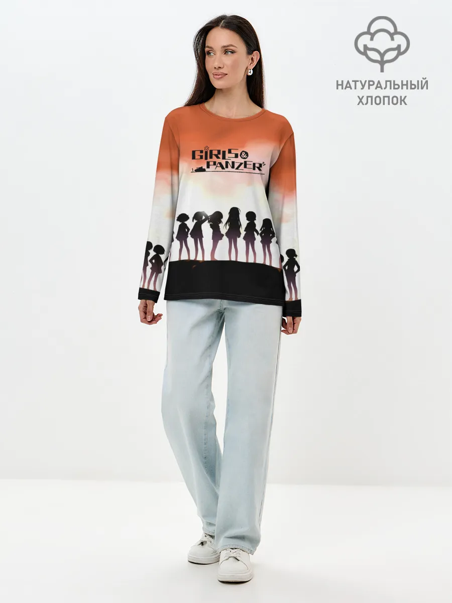 Лонгслив женский. Хлопок / Girls und Panzer | Poster