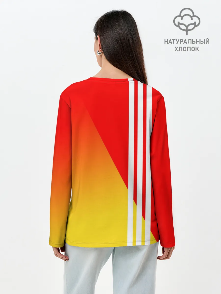 Лонгслив женский. Хлопок / FC VALENCIA / ФК ВАЛЕНСИЯ