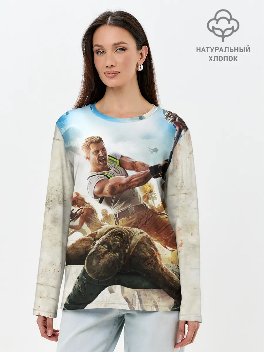 Лонгслив женский. Хлопок / Logan