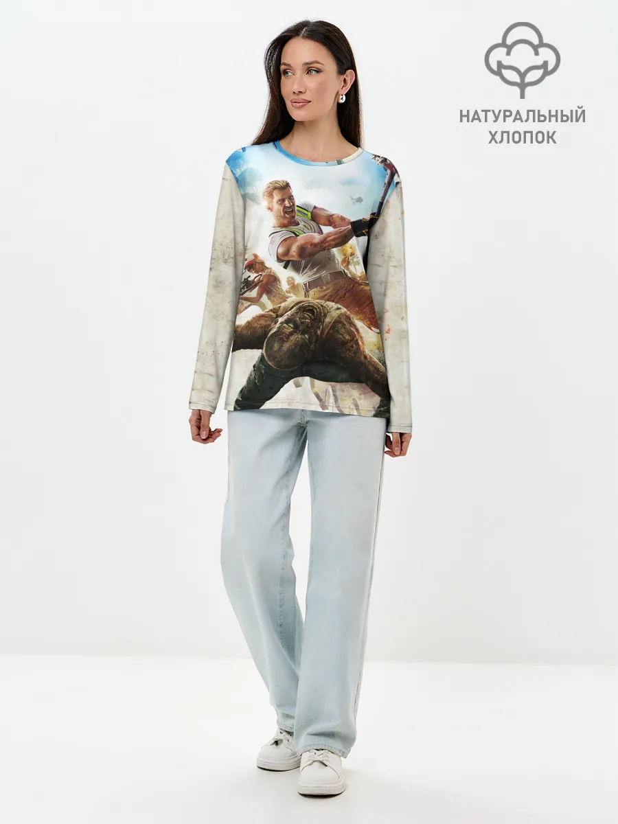 Лонгслив женский. Хлопок / Logan