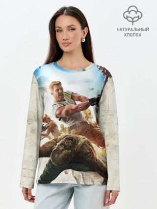 Лонгслив женский. Хлопок / Logan