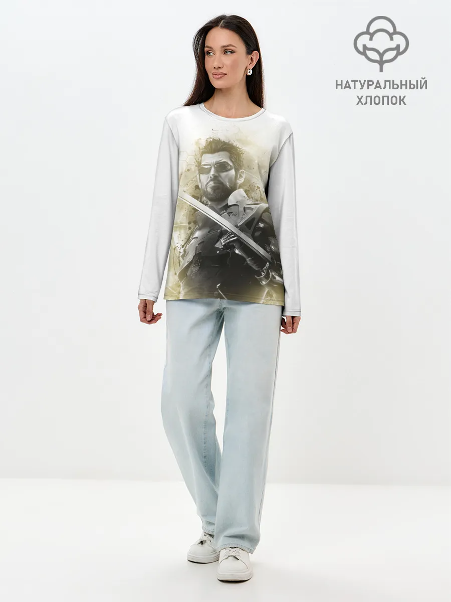 Лонгслив женский. Хлопок / Adam