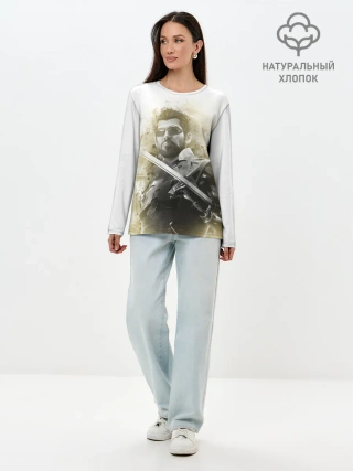 Лонгслив женский. Хлопок / Adam