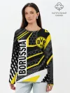 Лонгслив женский. Хлопок / ФК БОРУССИЯ / FC BORUSSIA