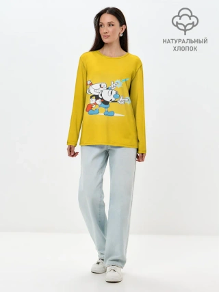 Лонгслив женский. Хлопок / Cupower