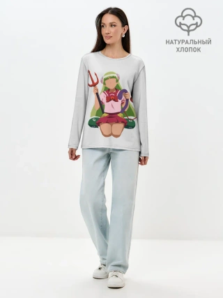 Лонгслив женский. Хлопок / Clara Valac Minimalistic