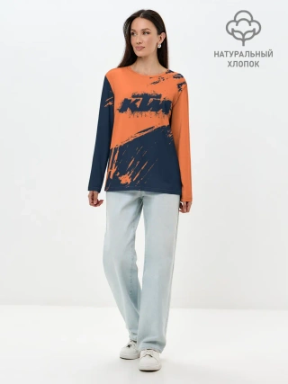 Лонгслив женский. Хлопок / KTM | ГРАНЖ