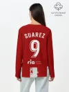 Лонгслив женский. Хлопок / Суарес Атлетико форма 2021/22