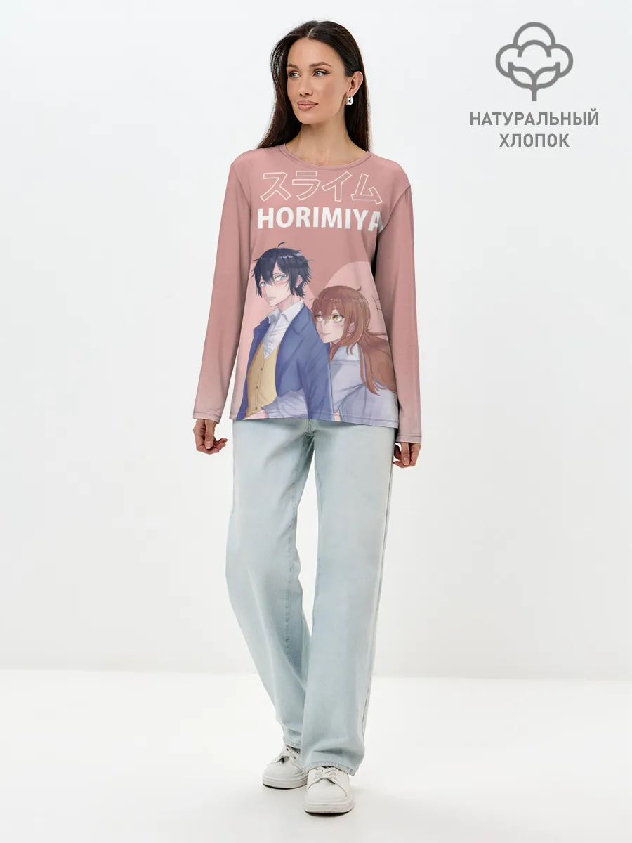 Лонгслив женский. Хлопок / Хоримия