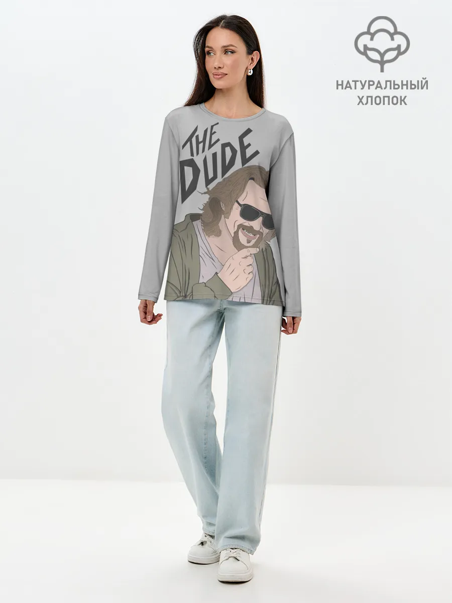 Лонгслив женский. Хлопок / The Dude