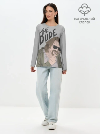 Лонгслив женский. Хлопок / The Dude