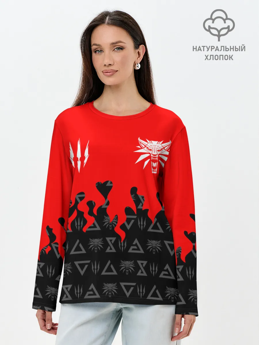 Лонгслив женский. Хлопок / THE WITCHER [5]
