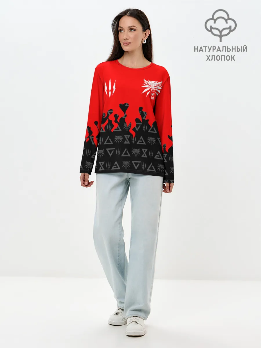 Лонгслив женский. Хлопок / THE WITCHER [5]