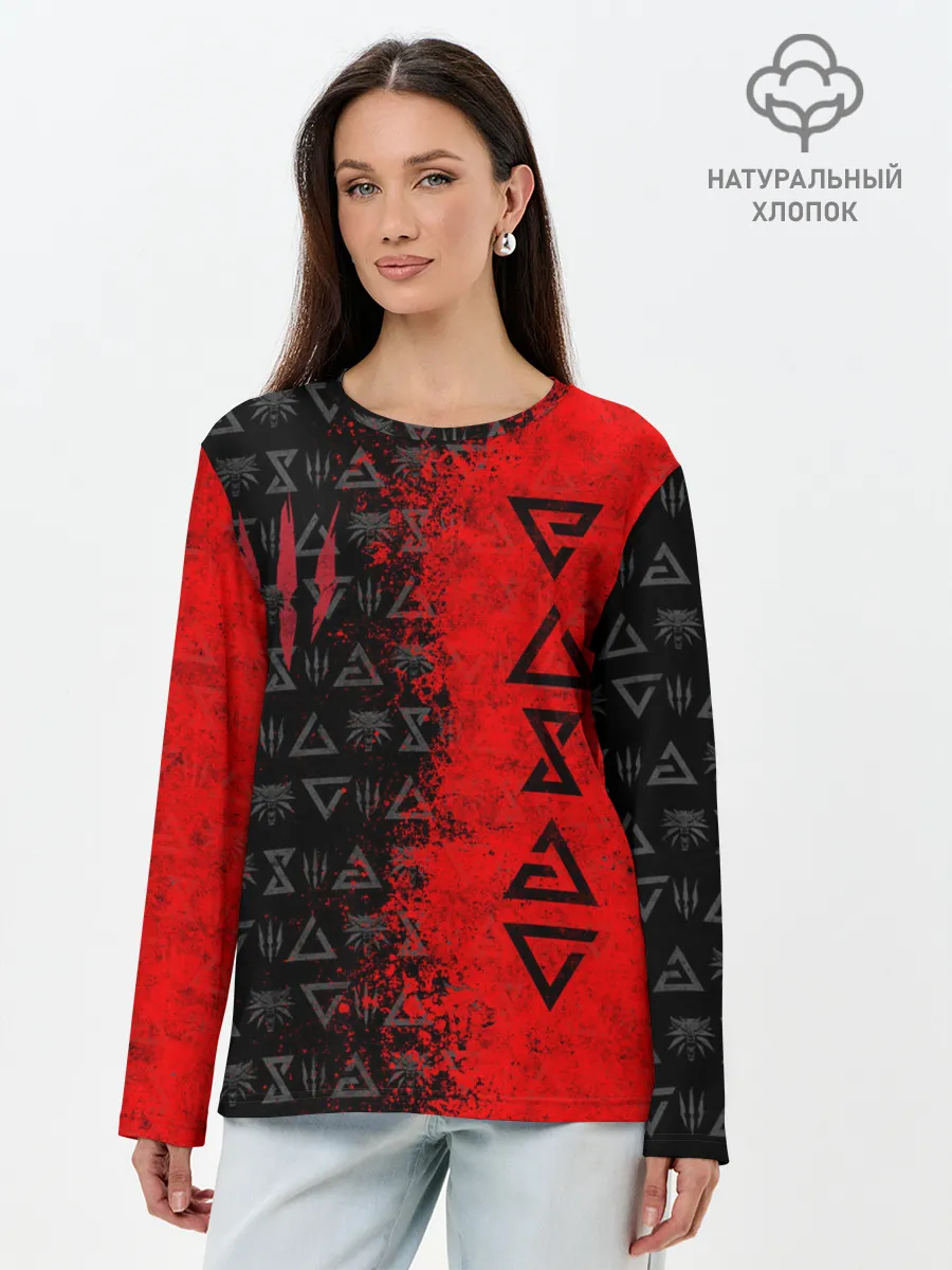 Лонгслив женский. Хлопок / THE WITCHER [9]