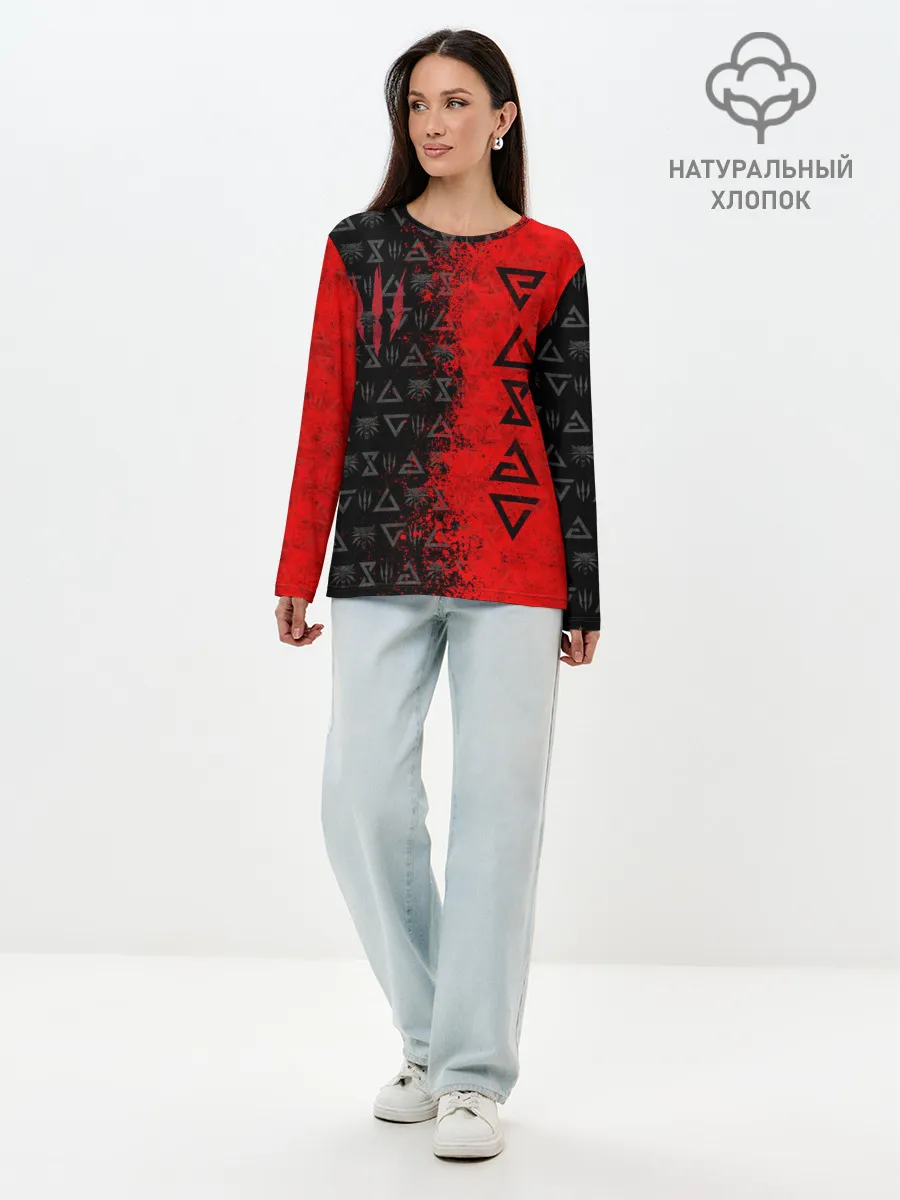 Лонгслив женский. Хлопок / THE WITCHER [9]