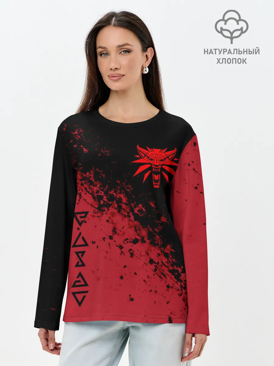 Лонгслив женский. Хлопок / THE WITCHER [3]