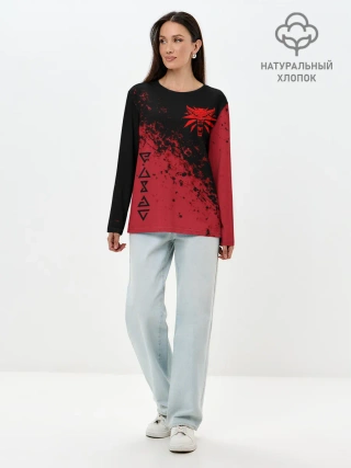 Лонгслив женский. Хлопок / THE WITCHER [3]