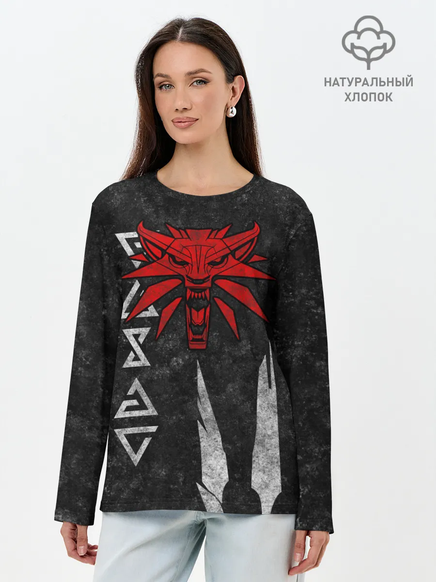 Лонгслив женский. Хлопок / THE WITCHER [6]