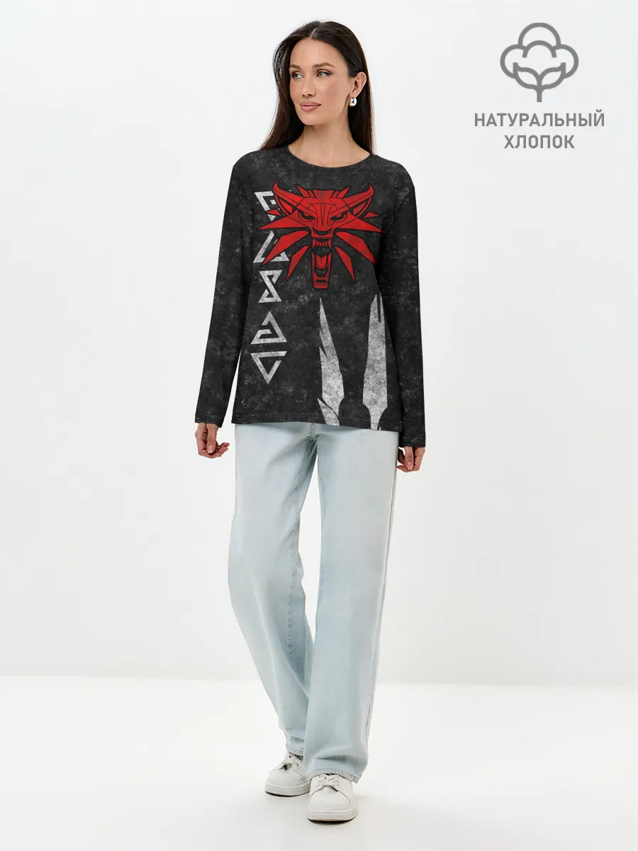 Лонгслив женский. Хлопок / THE WITCHER [6]