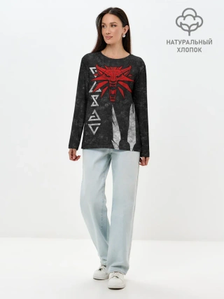 Лонгслив женский. Хлопок / THE WITCHER [6]