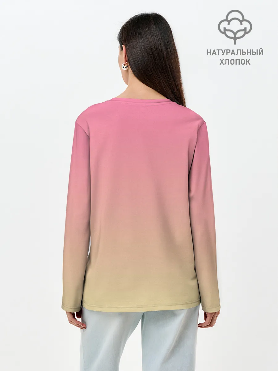 Лонгслив женский. Хлопок / Убивая слизней 300 лет