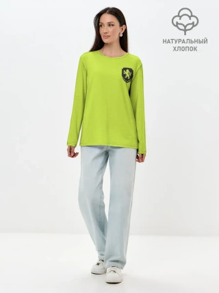 Лонгслив женский. Хлопок / Форма Чехия гостевая