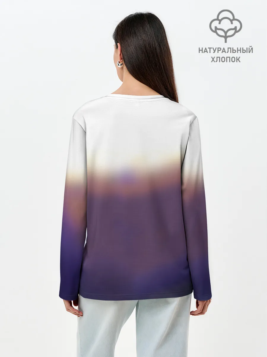 Лонгслив женский. Хлопок / Чёрный клевер персонажи