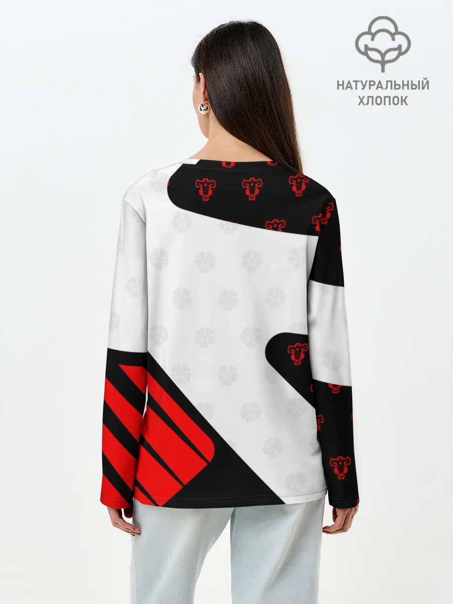 Лонгслив женский. Хлопок / The Devil You Know!