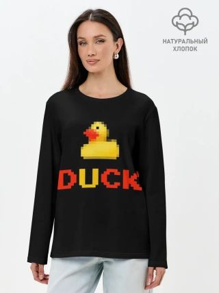 Лонгслив женский. Хлопок / DUCK