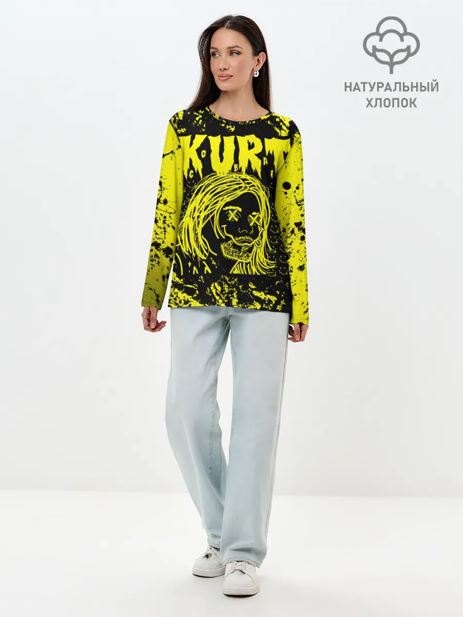 Лонгслив женский. Хлопок / Nirvana 9