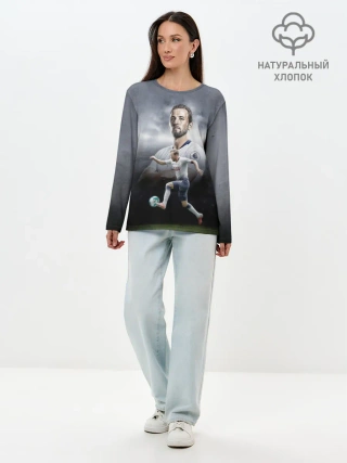 Лонгслив женский. Хлопок / Kane Harry
