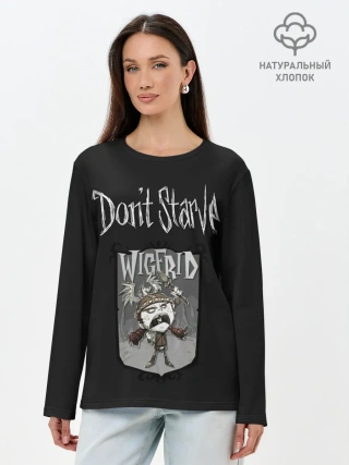 Лонгслив женский. Хлопок / Wigfrid