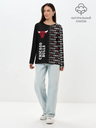 Лонгслив женский. Хлопок / CHICAGO BULLS [7]