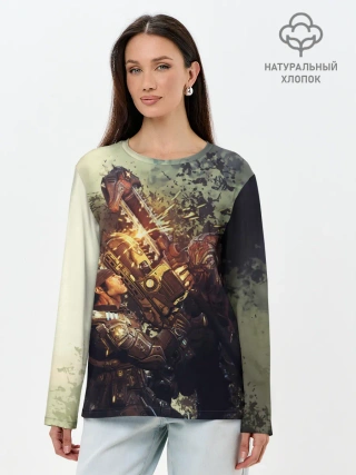 Лонгслив женский. Хлопок / Маркус в деле