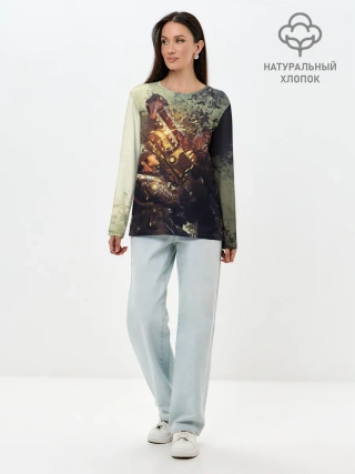 Лонгслив женский. Хлопок / Маркус в деле