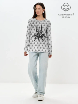 Лонгслив женский. Хлопок / Nier Automata | Герб