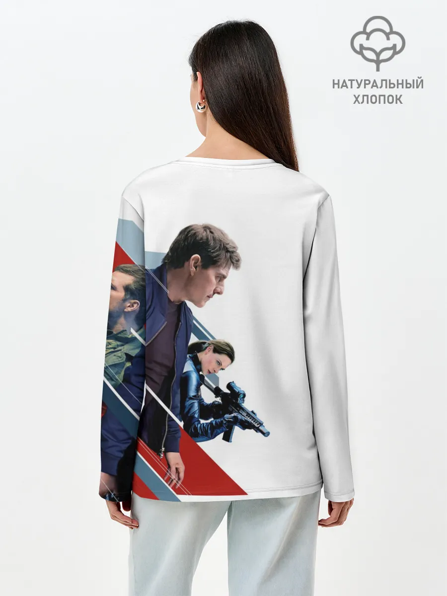 Лонгслив женский. Хлопок / Mission: Impossible Art