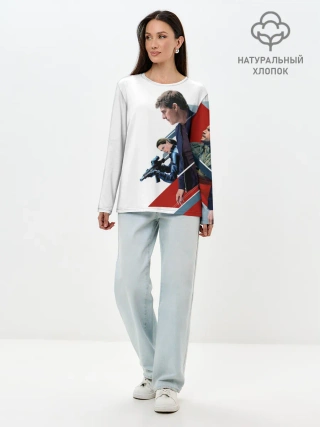 Лонгслив женский. Хлопок / Mission: Impossible Art