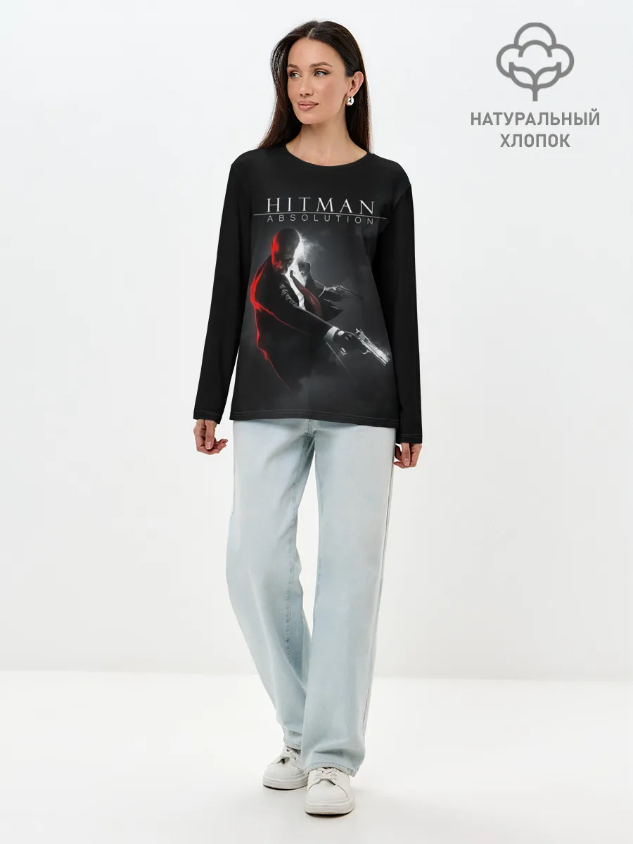 Лонгслив женский. Хлопок / Hitman Absolution