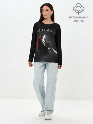 Лонгслив женский. Хлопок / Hitman Absolution