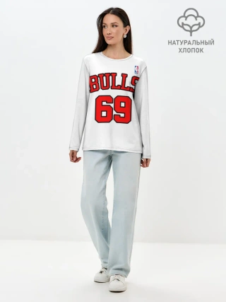 Лонгслив женский. Хлопок / Баскетболисты из клипа OLALA