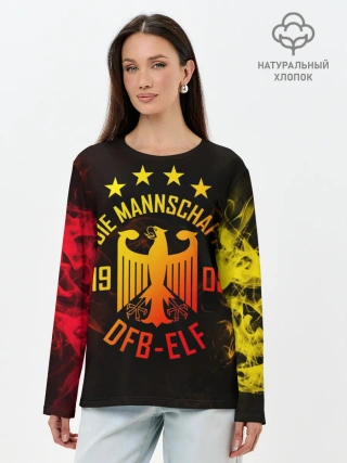 Лонгслив женский. Хлопок / Сборная Германии