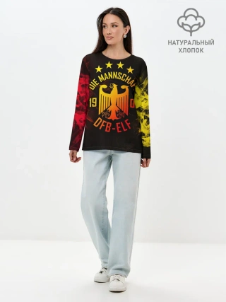 Лонгслив женский. Хлопок / Сборная Германии